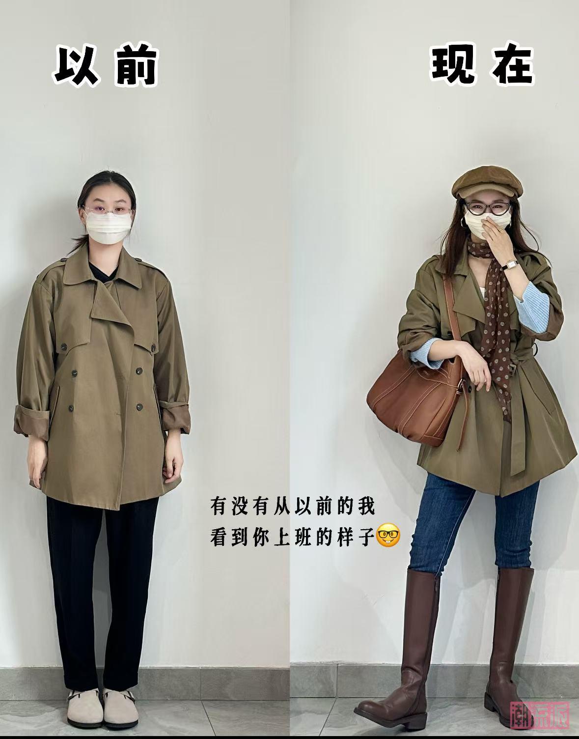 谁说小个子撑不起秋冬？这3个显高秘诀，155cm也能穿出165大气场