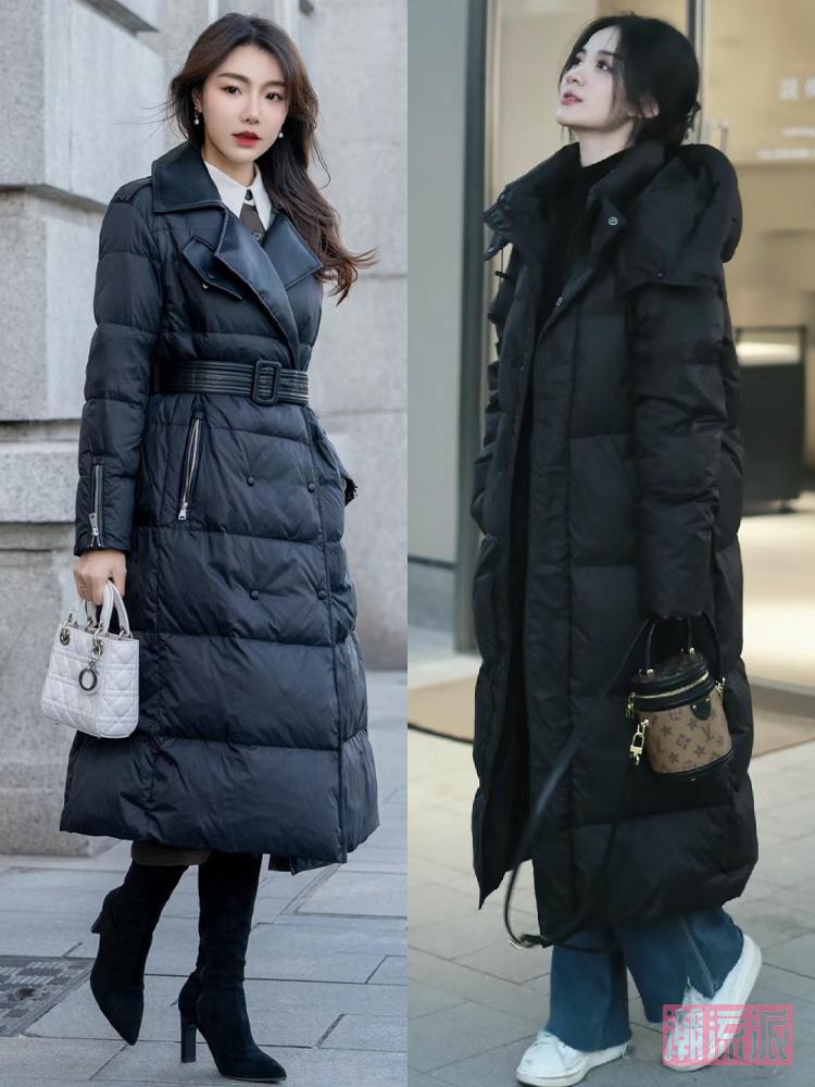 实用的“长羽绒服”穿搭来了！照着思路搭配，好看又暖和